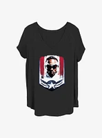 Marvel The Falcon and Winter Soldier Take On Mantel Girls T-Shirt Plus