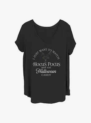 Disney Hocus Pocus Watch Girls T-Shirt Plus