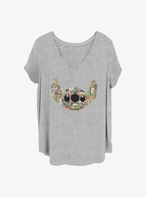 Disney Lilo & Stitch Flower Boy Girls T-Shirt Plus