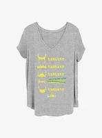 Marvel Loki I'm Sylvie Now Girls T-Shirt Plus