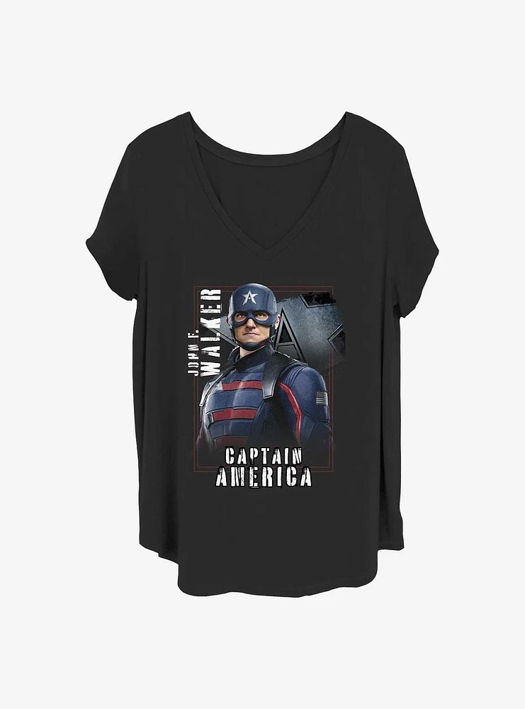 Marvel the Falcon and Winter Soldier Walker Hero Girls T-Shirt Plus