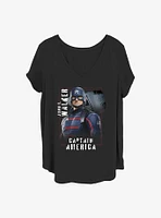 Marvel the Falcon and Winter Soldier Walker Hero Girls T-Shirt Plus