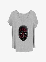 Marvel the Falcon and Winter Soldier Large Mask Girls T-Shirt Plus