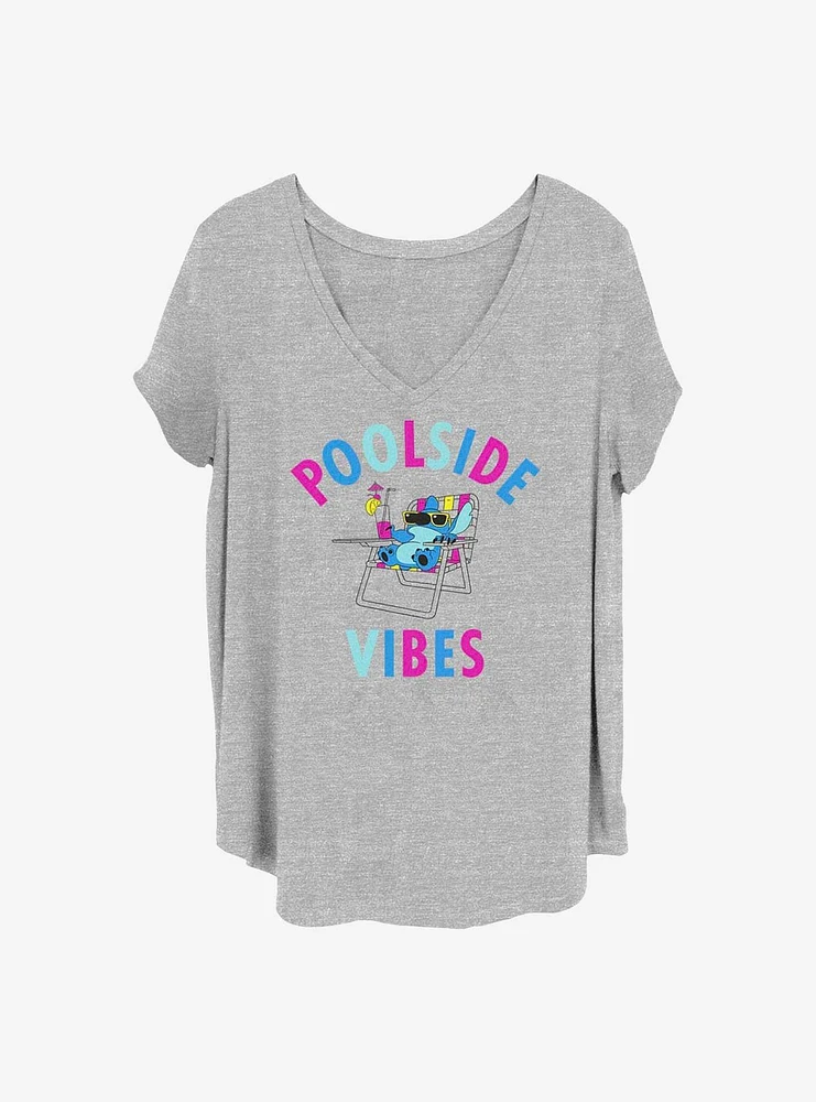 Disney Lilo & Stitch Poolside Vibes Girls T-Shirt Plus