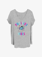 Disney Lilo & Stitch Poolside Vibes Girls T-Shirt Plus