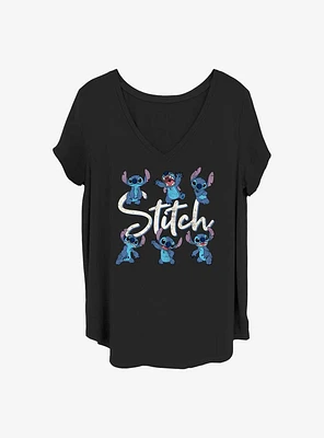 Disney Lilo & Stitch Posing Girls T-Shirt Plus