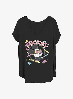 Disney Mickey Mouse 90S Girls T-Shirt Plus