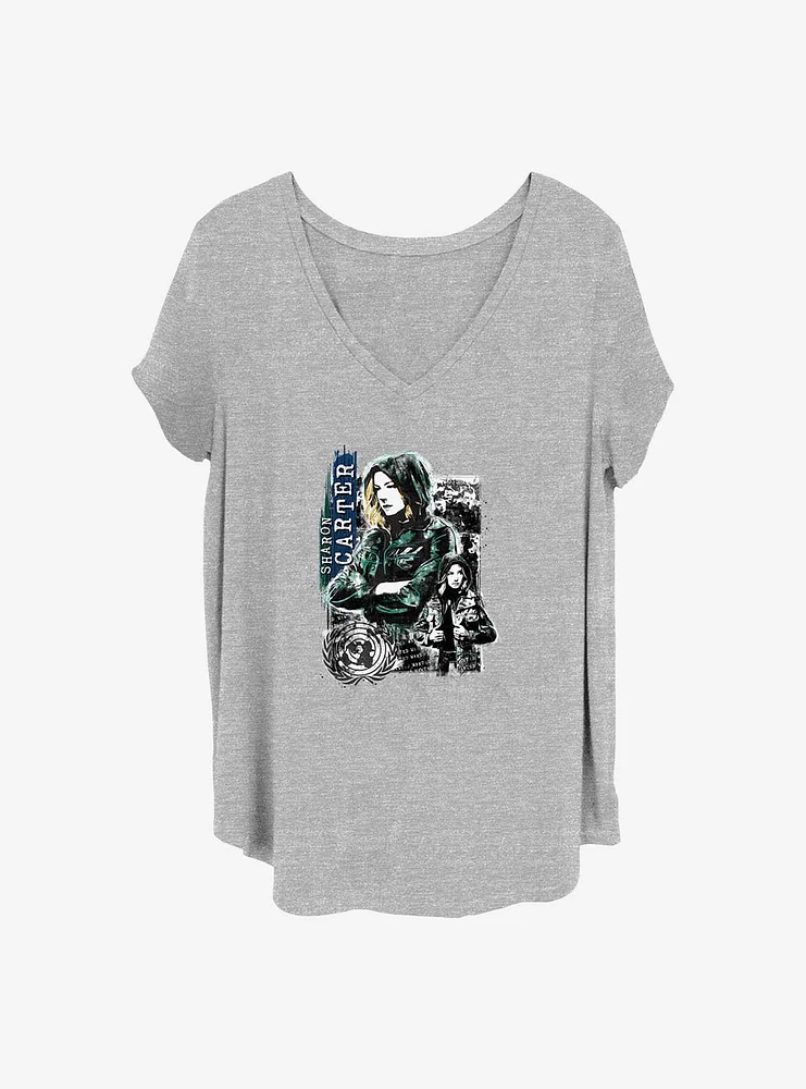 Marvel the Falcon and Winter Soldier Sharon Carter Girls T-Shirt Plus