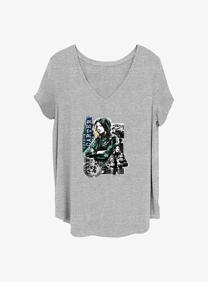 Marvel the Falcon and Winter Soldier Sharon Carter Girls T-Shirt Plus