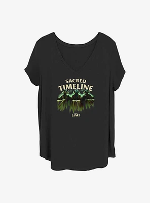 Marvel Loki Proper Flow Of Time Girls T-Shirt Plus