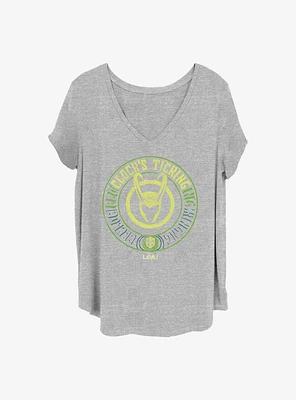 Marvel Loki Ticktock Girls T-Shirt Plus