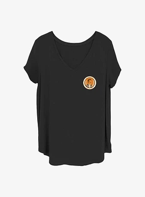 Marvel Loki Tva Badge Girls T-Shirt Plus