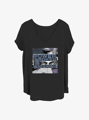 Marvel the Falcon and Winter Soldier Watching Girls T-Shirt Plus
