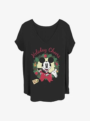 Disney Mickey Mouse Holiday Cheer Mom Girls T-Shirt Plus