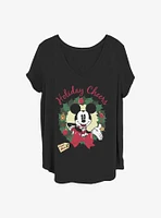 Disney Mickey Mouse Holiday Cheer Mom Girls T-Shirt Plus
