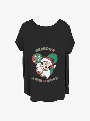 Disney Mickey Mouse Mickeys Greeting Girls T-Shirt Plus