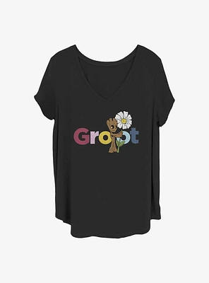 Marvel Guardians of the Galaxy Groot Girls T-Shirt Plus