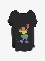 Disney Mickey Mouse Pride Girls T-Shirt Plus