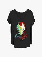 Marvel Iron Man Pieced Girls T-Shirt Plus