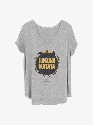 Disney The Lion King Live Action Hakuna Matata Sun Girls T-Shirt Plus
