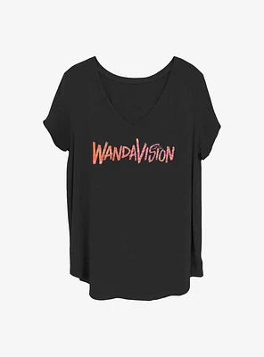 Marvel WandaVision The Middle Logo Girls T-Shirt Plus