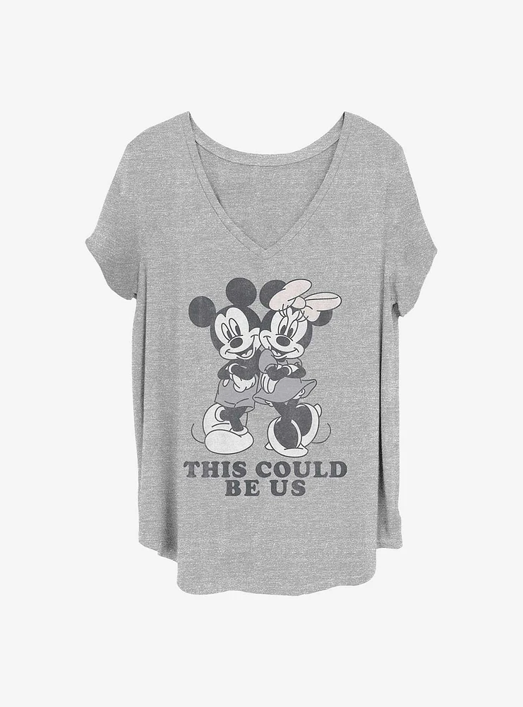 Disney Mickey Mouse Could Be Us Girls T-Shirt Plus