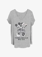 Disney Mickey Mouse Could Be Us Girls T-Shirt Plus