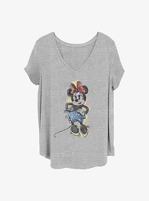 Disney Minnie Mouse Artsy Girls T-Shirt Plus