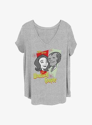 Marvel WandaVision Paired Couple Girls T-Shirt Plus
