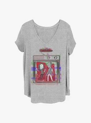 Marvel WandaVision Retro Telly Girls T-Shirt Plus