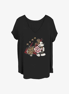 Disney Mickey Mouse New Year Girls T-Shirt Plus