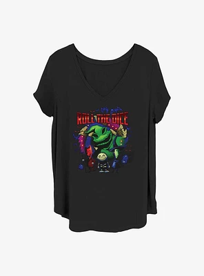 Disney The Nightmare Before Christmas Oogie Boogie Dice Girls T-Shirt Plus