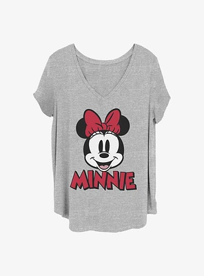 Disney Minnie Mouse Patch Girls T-Shirt Plus