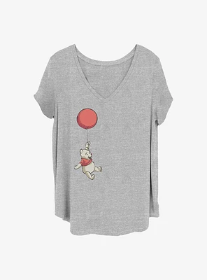 Disney Winnie The Pooh Balloon Girls T-Shirt Plus