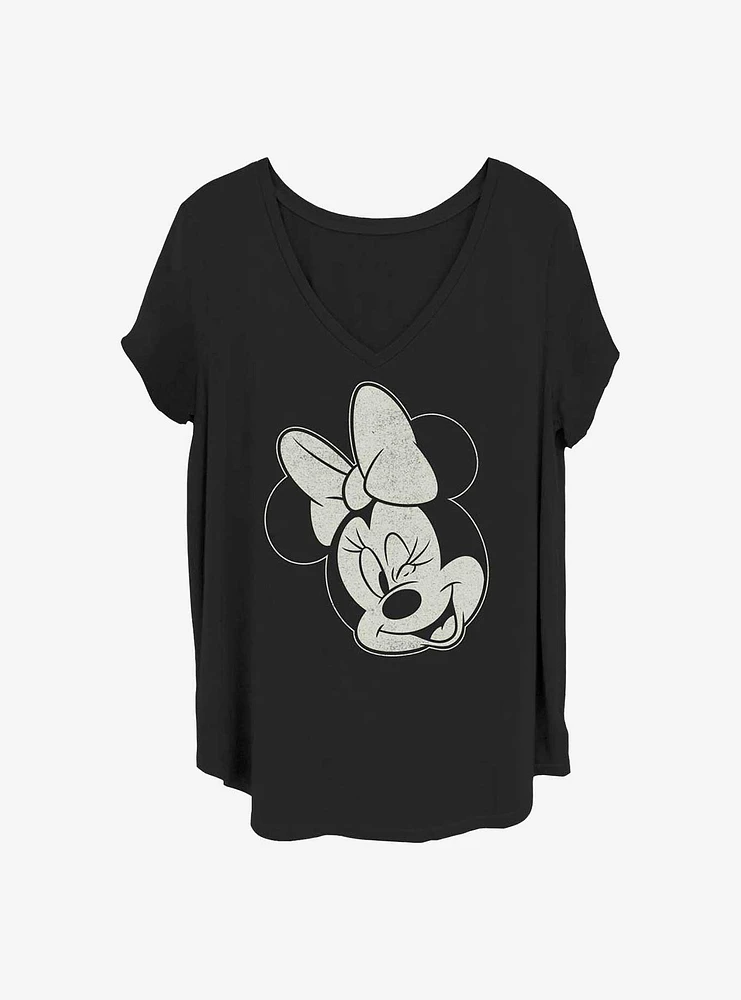 Disney Minnie Mouse Wink Girls T-Shirt Plus