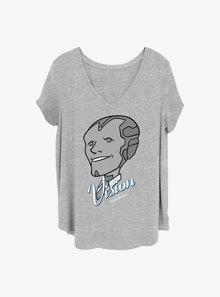 Marvel WandaVision Vision Girls T-Shirt Plus