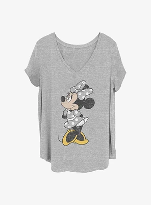 Disney Minnie Mouse Modern Vintage Girls T-Shirt Plus