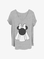 Disney Minnie Mouse Bride Veil Girls T-Shirt Plus