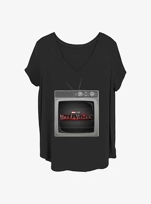 Marvel WandaVision Wanda Tv Girls T-Shirt Plus