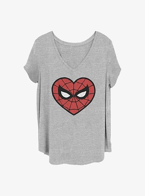 Marvel Spider-Man Spidey Heartbreaker Girls T-Shirt Plus