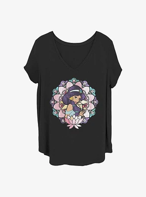 Disney Aladdin Glass Jasmine Girls T-Shirt Plus