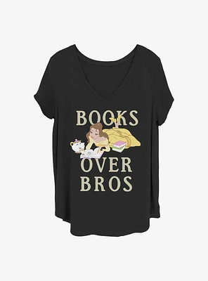 Disney Beauty and the Beast Books Before Bros Girls T-Shirt Plus