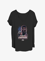 Marvel the Falcon and Winter Soldier Sam Captain America Girls T-Shirt Plus