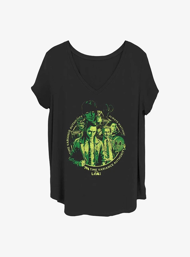 Marvel Loki Agents Of Time Girls T-Shirt Plus