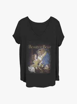 Disney Beauty and the Beast Poster Girls T-Shirt Plus