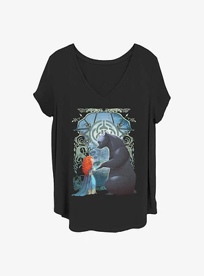 Disney Pixar Brave Merida Bear Girls T-Shirt Plus