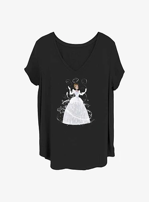 Disney Cinderella Transformation Girls T-Shirt Plus