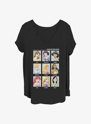Disney Princesses Class Of Ever After Girls T-Shirt Plus
