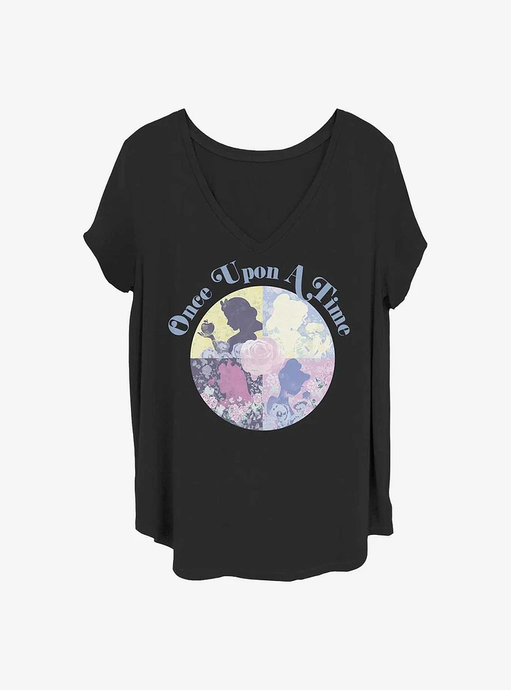 Disney Princesses Once Upon A Time Girls T-Shirt Plus