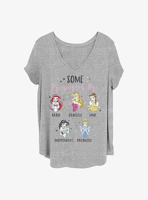 Disney Princesses Some Are Girls T-Shirt Plus